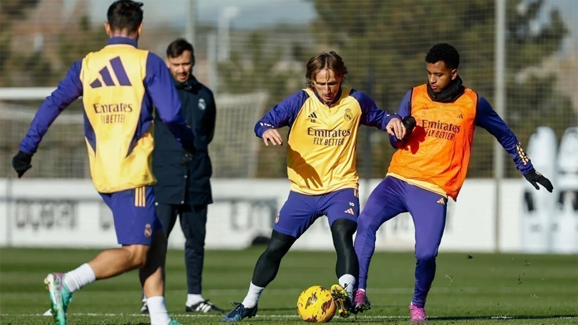 Entrenamiento Real Madrid