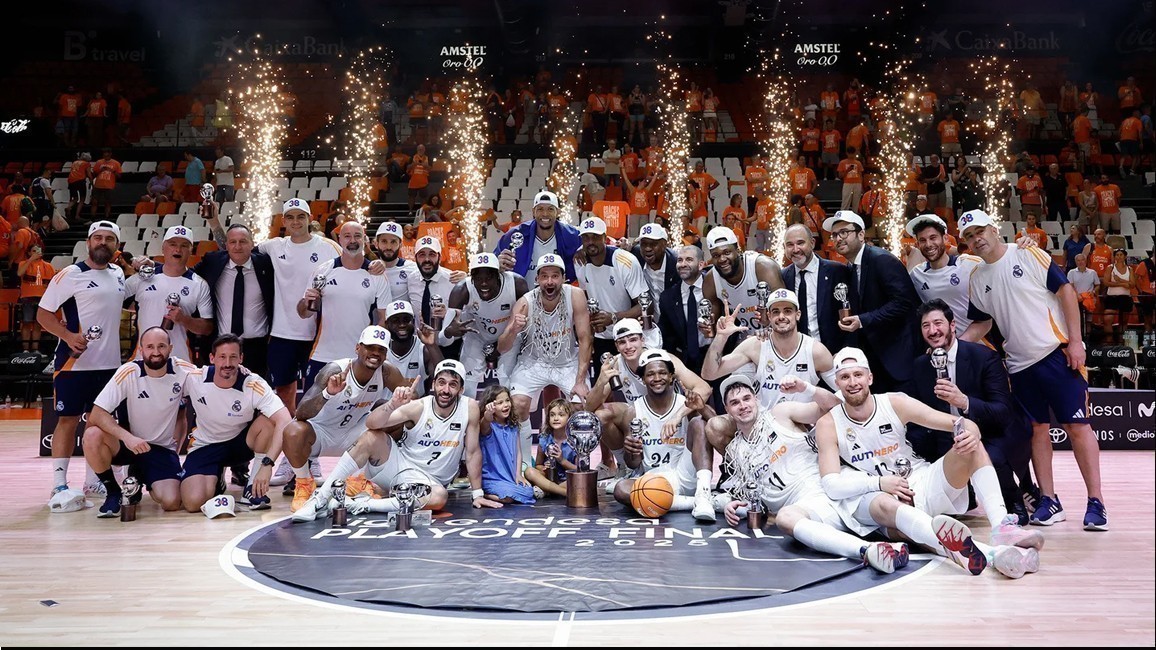 Real Madrid de baloncesto campeón