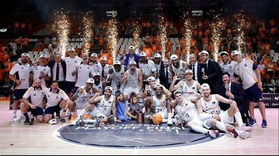 Real Madrid de baloncesto campeón